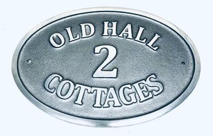 Metal House Sign