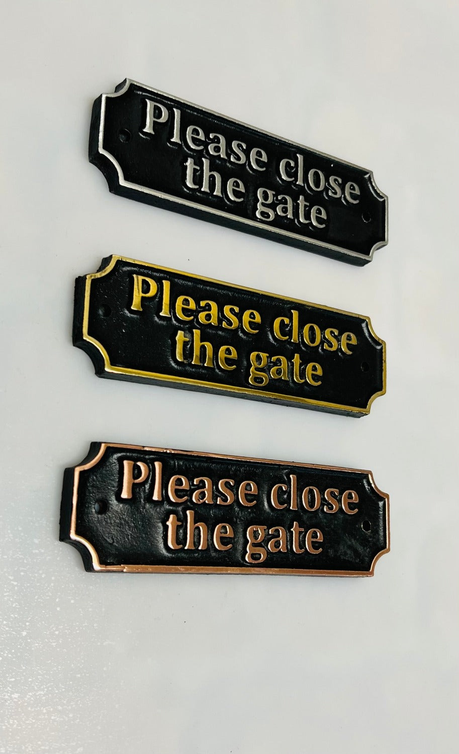 Garden Signs with Please close the gate