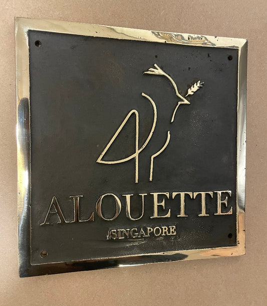 Bronze Plaques Custom made signs for logos