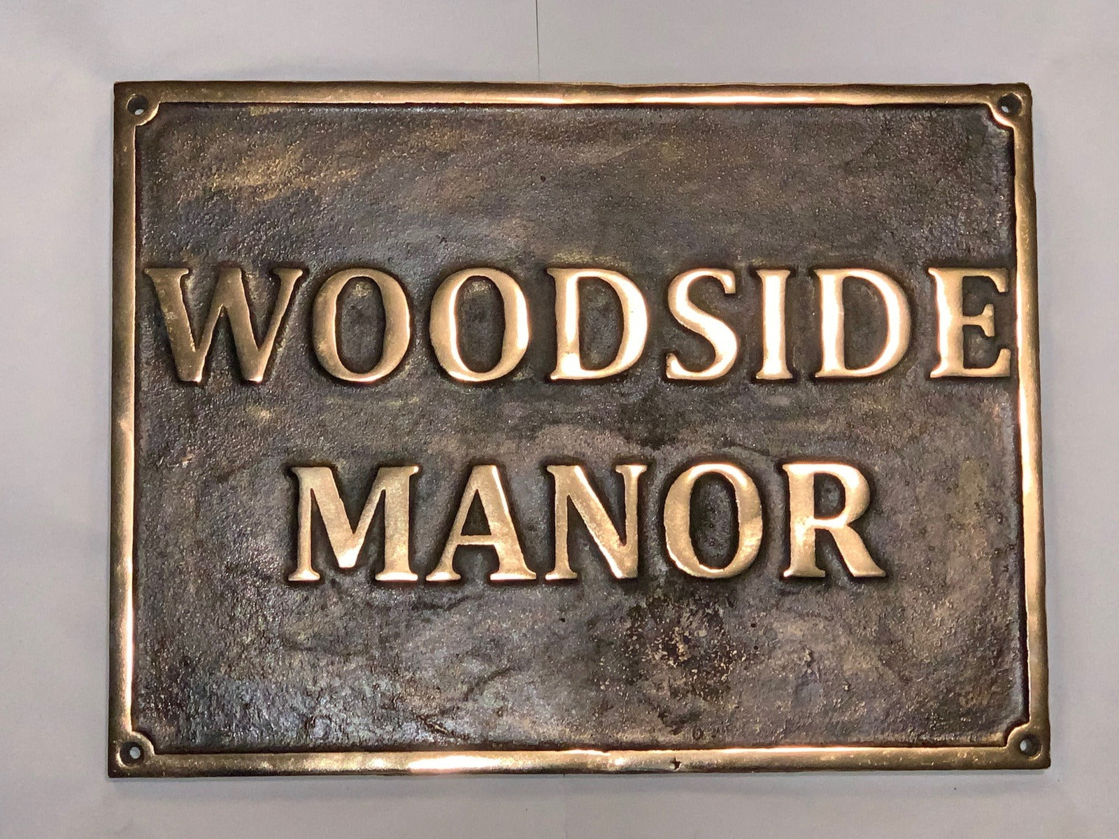 Bronze Plaques custom made signs
