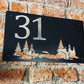 House number sign wildlife design