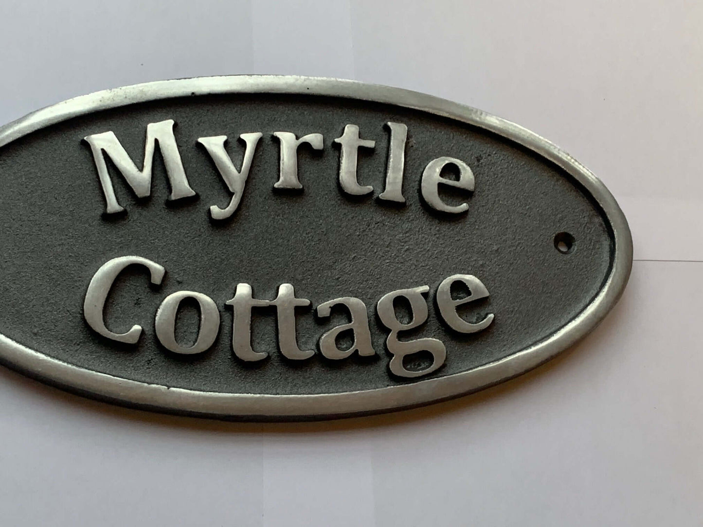 House Name Sign Cast aluminium Metal 